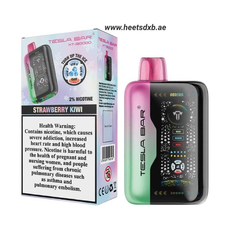 Tesla Bar XT 30000 Puff Disposable Vape in Dubai STRAWBERRY KIWI
