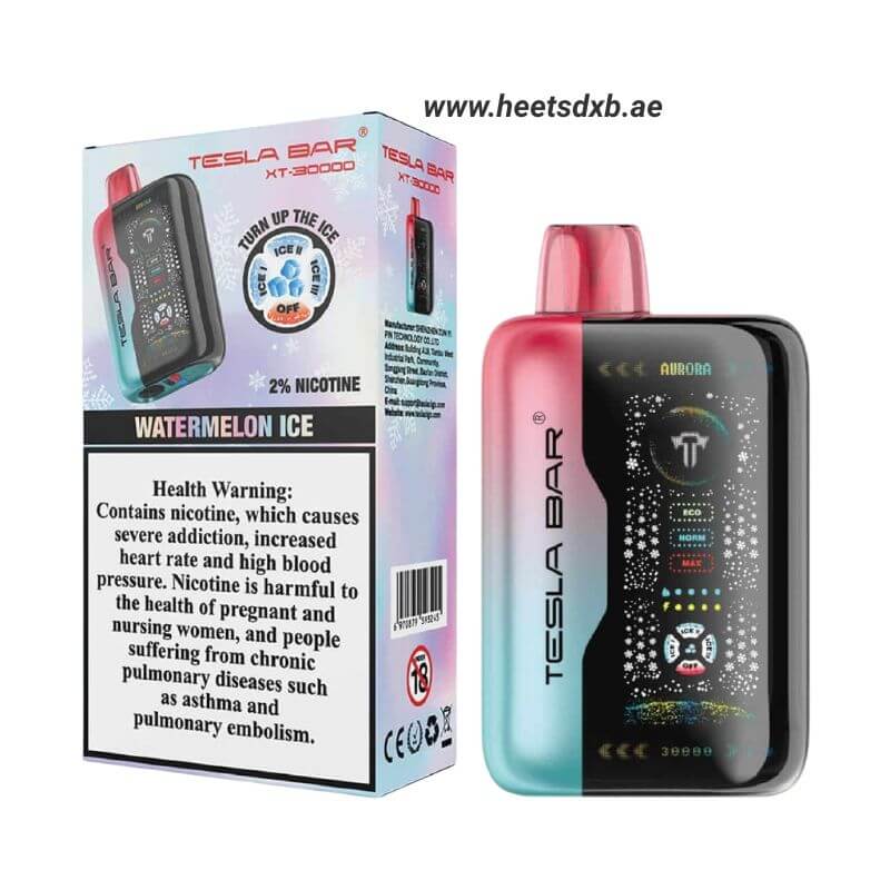 Tesla Bar XT 30000 Puff Disposable Vape in Dubai WATERMELON ICE
