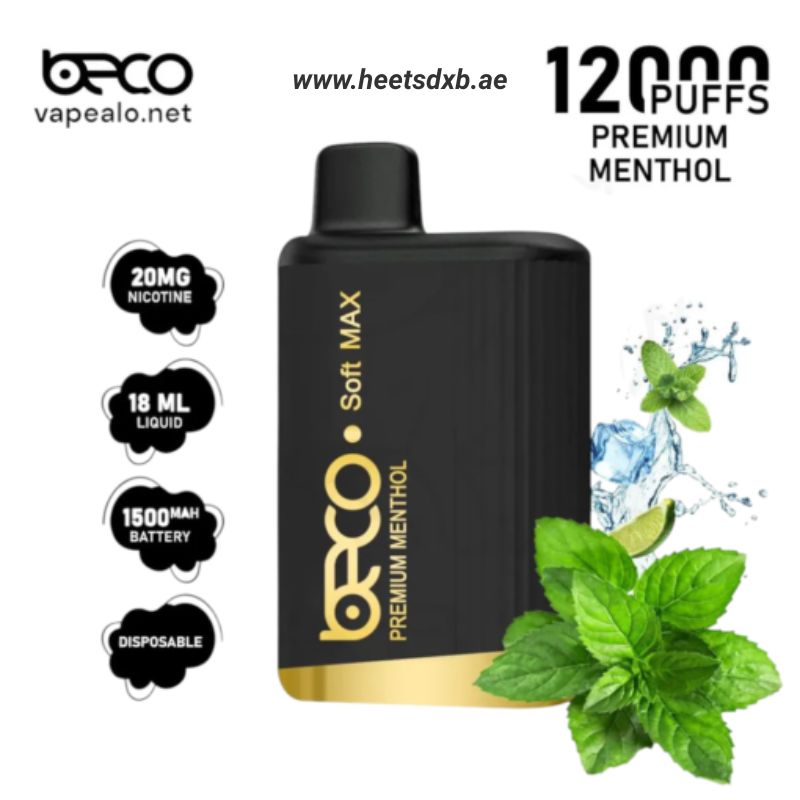 The Beco Soft Max 12000 Puffs 20MG Nicotine None Rechargeable Disposable