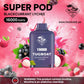 Tugboat Super 16000 Pod Cartridges Disposable Vape Blackcurrant Lychee