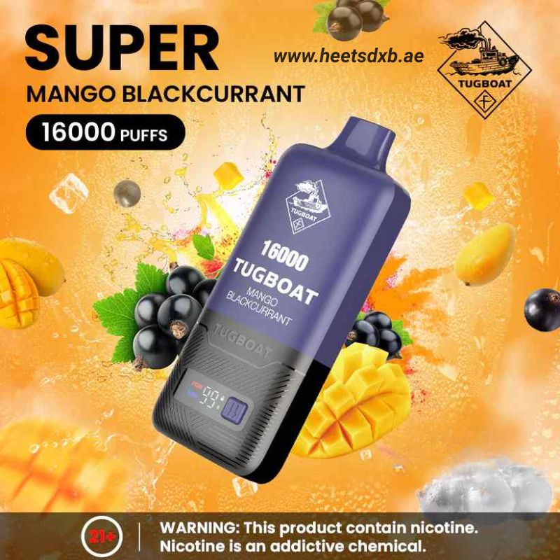 Tugboat Super 16000 Pod Cartridges Disposable Vape In Dubai