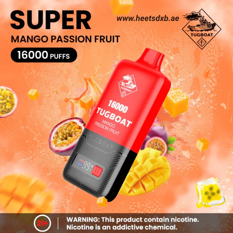 Tugboat Super 16000 Pod Cartridges Disposable Vape In Dubai