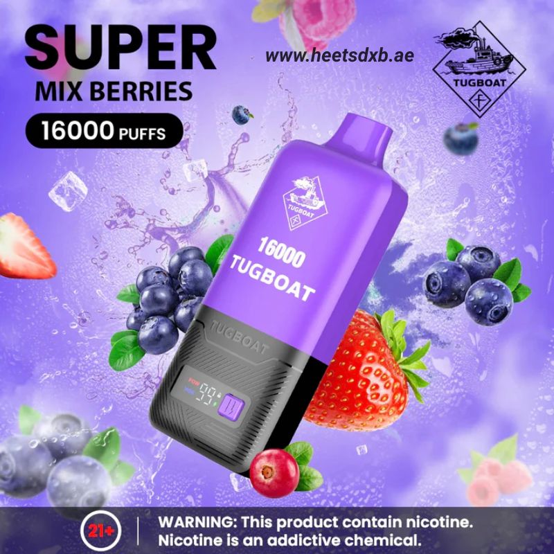Tugboat Super 16000 Pod Cartridges Disposable Vape In Dubai