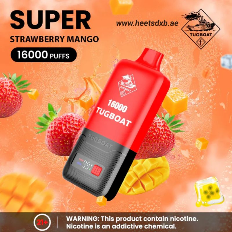 Tugboat Super 16000 Pod Cartridges Disposable Vape In Dubai
