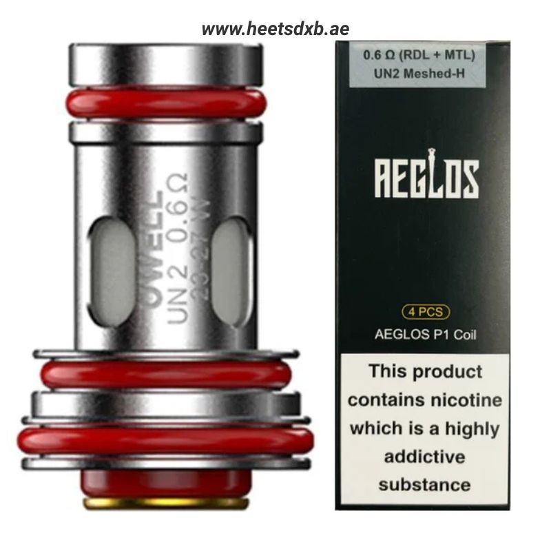 UWELL Aeglos P1 Replacement Coils (4 PCS) in Dubai 0.6Ω
