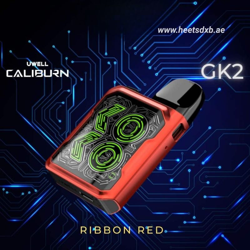 UWELL CALIBURN GK2 POD SYSTEM in Dubai Ribbon Red