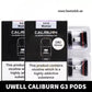 UWELL Caliburn G3/G3 pro/G3 eco/G3 lite/GK3 Pods 2.5ml Pod Cartridge in Dubai 