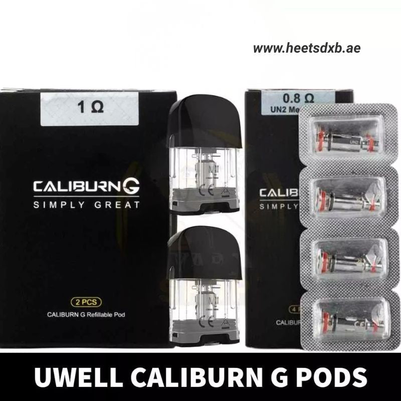 UWELL Caliburn G/G2 Pods 2ml with Caliburn G/G2 Coils in Dubai 
