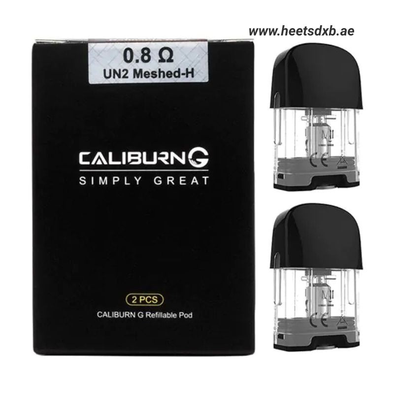 UWELL Caliburn G/G2 Pods 2ml with Caliburn G/G2 Coils in Dubai Caliburn G 0.8Ω UN2 MESHED-H