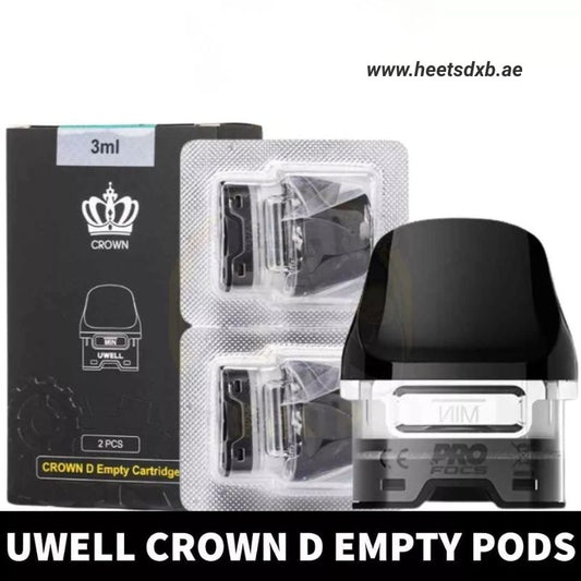 UWELL Crown D Empty Pods 3ml Replacement Pod Cartridge in Dubai
