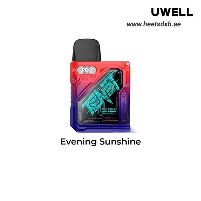 Uwell Caliburn GK3 Tenet Pod Kit in Dubai Evening Sunshine

