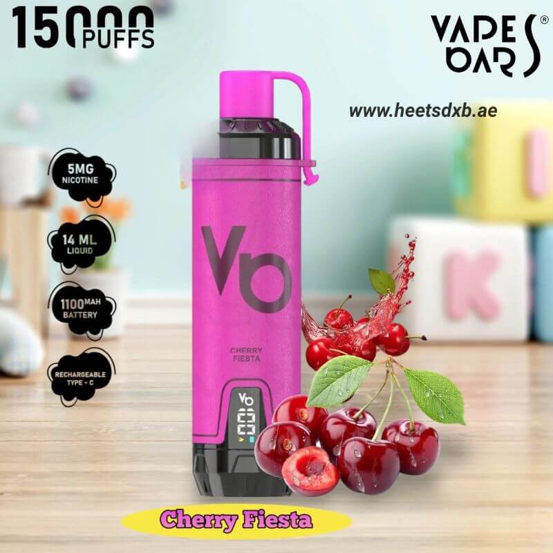 VAPES BARS Ghost Shisha 15000 Puffs Disposable Vape in Dubai Cherry Fiesta