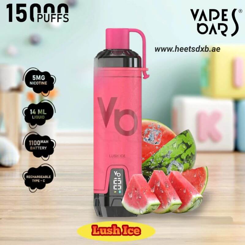VAPES BARS Ghost Shisha 15000 Puffs Disposable Vape in Dubai Lush Ice