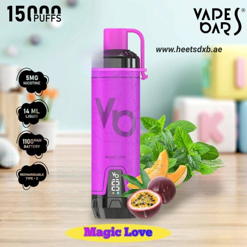 VAPES BARS Ghost Shisha 15000 Puffs Disposable Vape in Dubai Magic Love