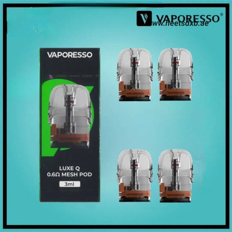 VAPORESSO Luxe Q Replacement Pod Cartridge in Dubai  0.6Ω 3ml