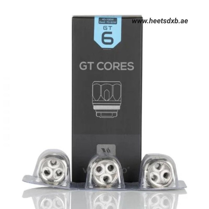 VAPORESSO NRG GT REPLACEMENT COILS-3PC in Dubai 0.2ohm GT 6 Core