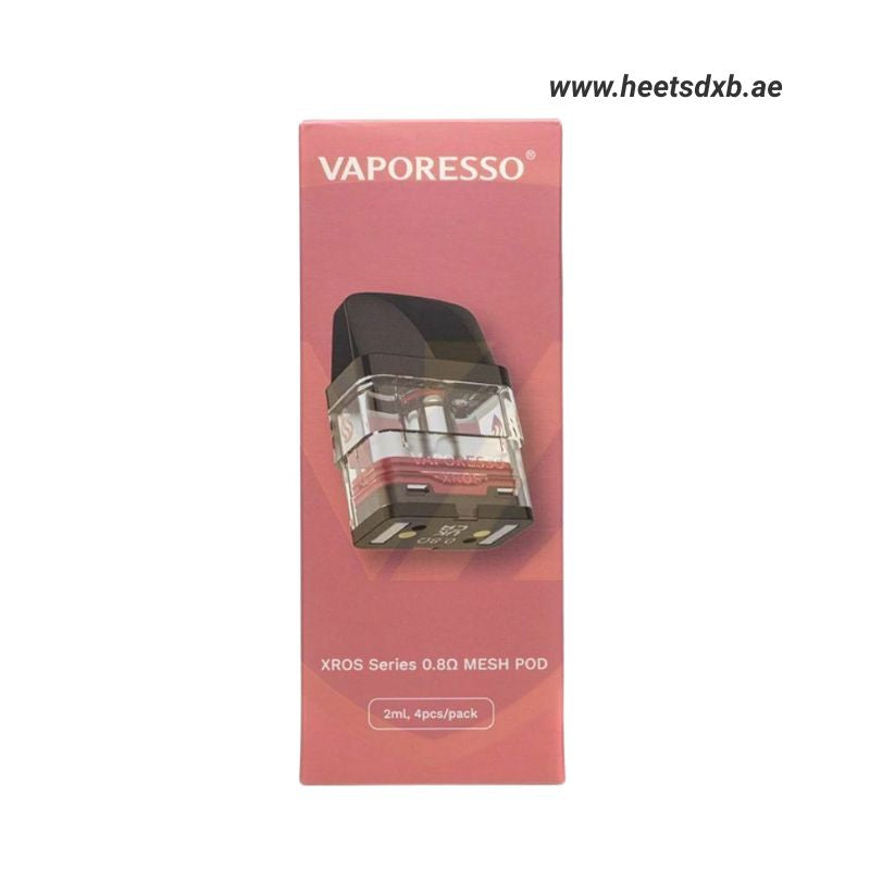 VAPORESSO XROS PODS PACK OF 4 PCS in Dubai 	XROS 0.8Ω MESH POD
