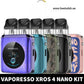 VAPORESSO Xros 4 Nano Pod System in Dubai 