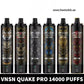 VNSN Quake Pro 14000 Puffs Disposable Vape in Dubai 