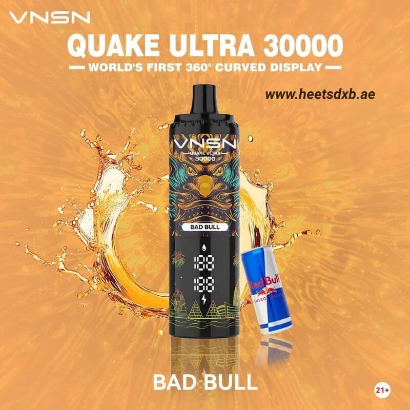 VNSN Quake Ultra 30000 Puffs Disposable Vape in Dubai Bad Bull
