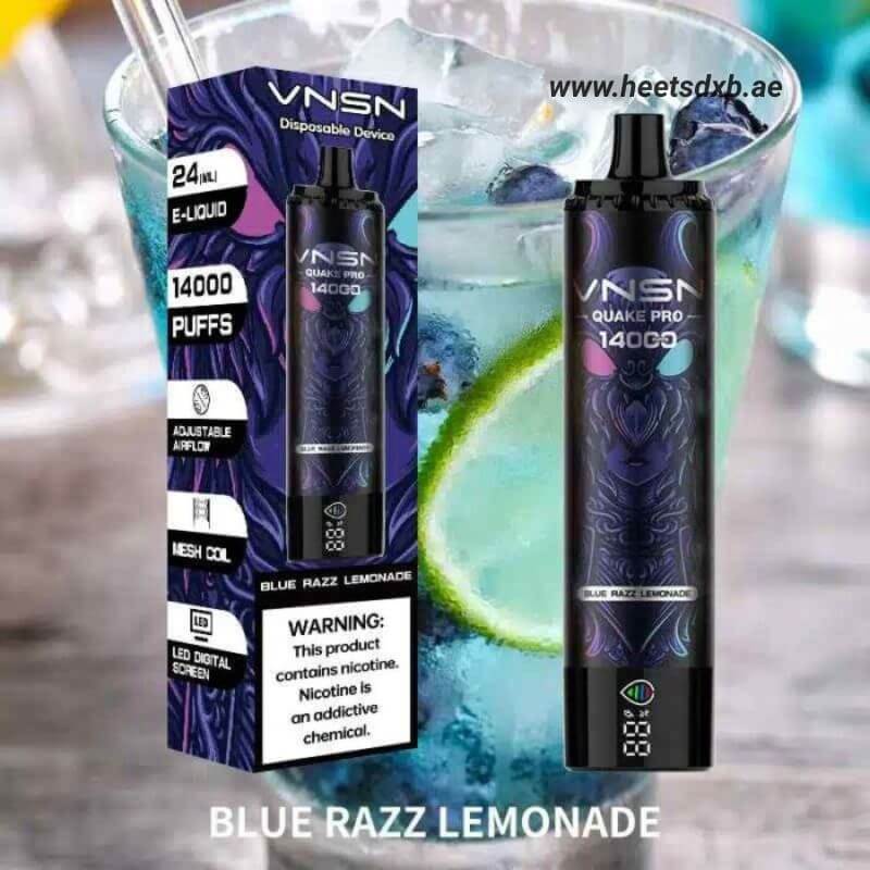 VNSN Quake Ultra 30000 Puffs Disposable Vape in Dubai Blue razz Lemonade
