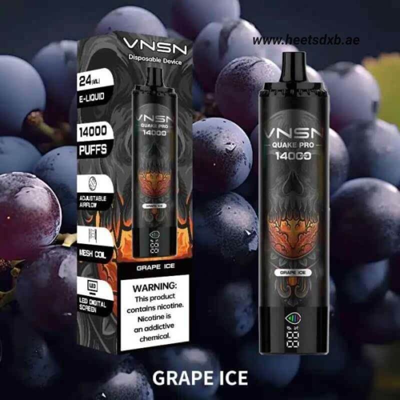 VNSN Quake Ultra 30000 Puffs Disposable Vape in Dubai Grape Ice
