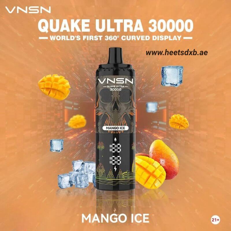 VNSN Quake Ultra 30000 Puffs Disposable Vape in Dubai Mango Ice
