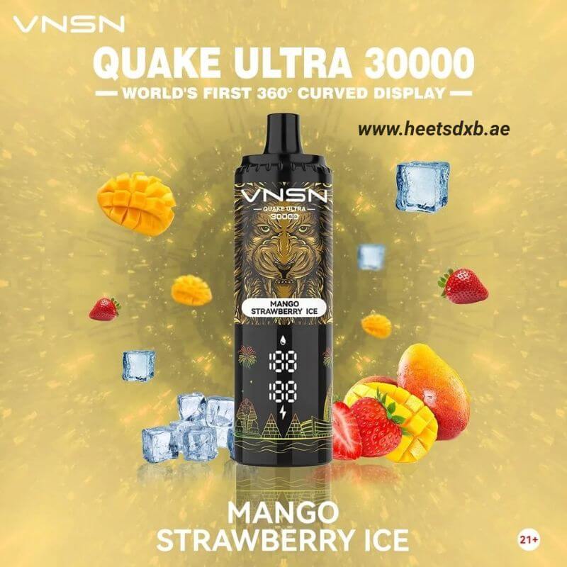 VNSN Quake Ultra 30000 Puffs Disposable Vape in Dubai Mango Strawberry Ice
