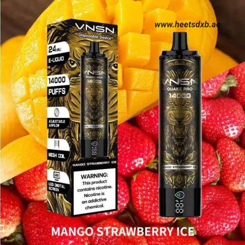 VNSN Quake Ultra 30000 Puffs Disposable Vape in Dubai Mango Strawberry Ice
