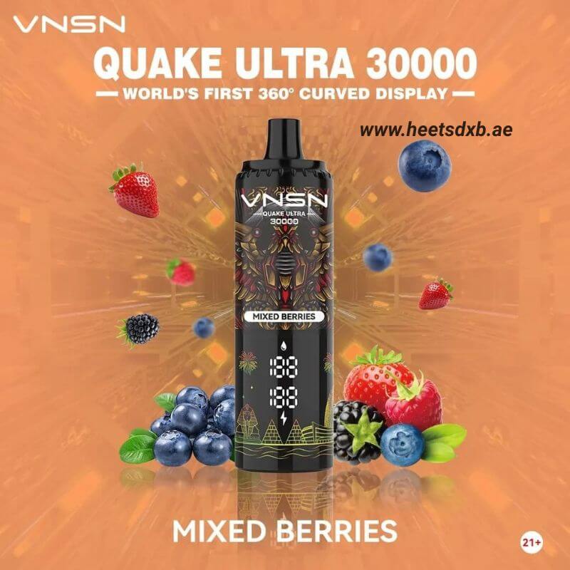 VNSN Quake Ultra 30000 Puffs Disposable Vape in Dubai Mixed Berries
