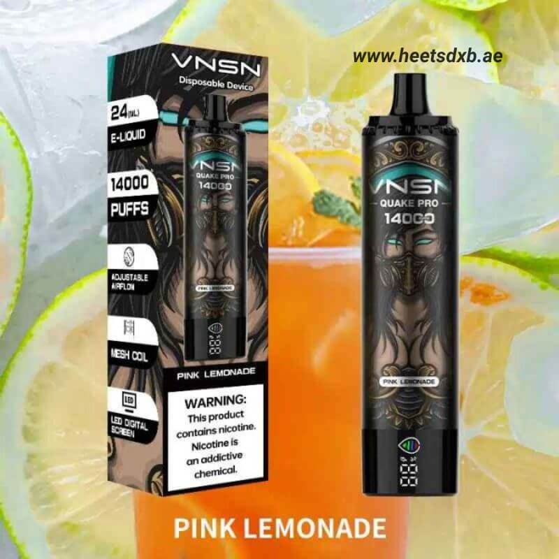 VNSN Quake Ultra 30000 Puffs Disposable Vape in Dubai Pink Lemonade
