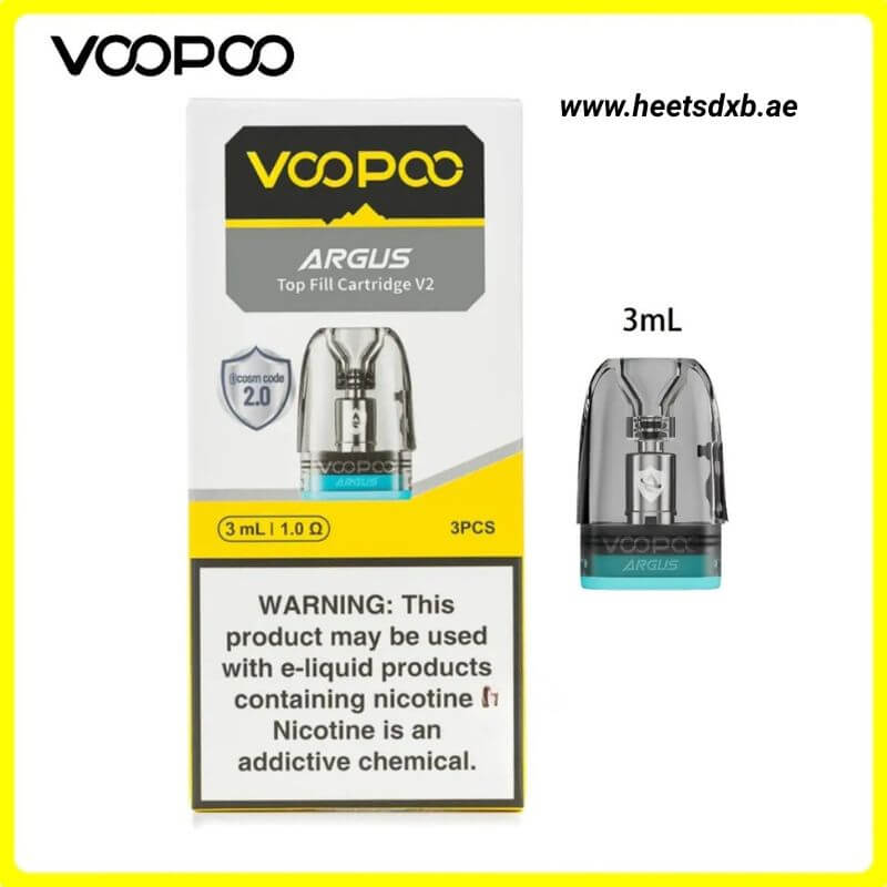 VOOPOO Argus Pod Cartridge V2 3ml In Dubai 1.0Ω