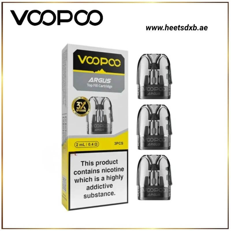 The VOOPOO Argus Top Fill Pod Cartridge 2ml/3ml in Dubai 0.4Ω – 2ml