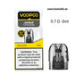 The VOOPOO Argus Top Fill Pod Cartridge 2ml/3ml 0.7Ω – 3ml
