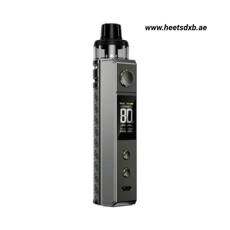 VOOPOO DRAG H80S Kit 80W Vape Kit Pod System Gray Carbon Fiber
