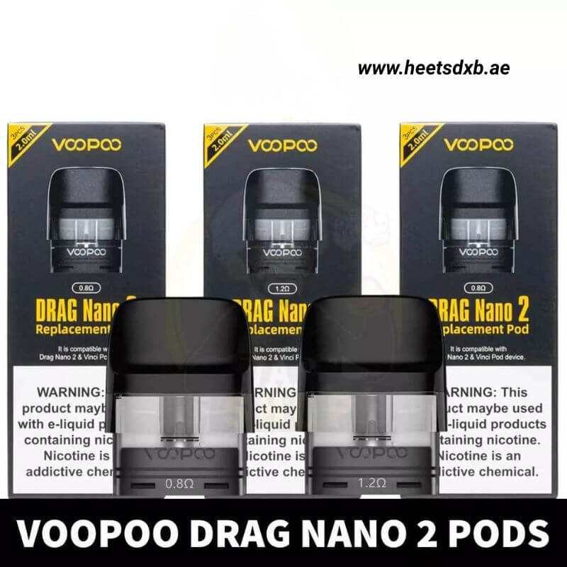VOOPOO Drag Nano 2 Pods 2ml Replacement Pod Cartridge in Dubai