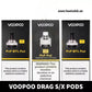 VOOPOO Drag X/S Pods 4.5ml PnP & PnP MTL Replacement Pods in Dubai