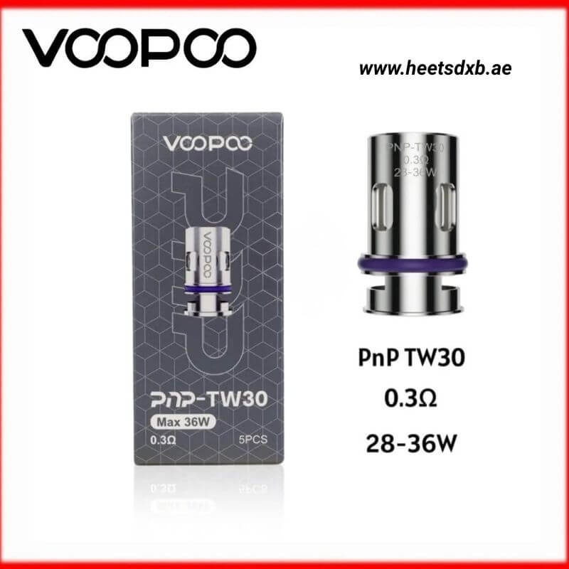 VOOPOO PNP TW Replacement Coils in Dubai PNP TW30 0.3 OHM Clear