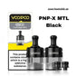 VOOPOO PnP X Pod Cartridges 5ml In Dubai MTL- Black