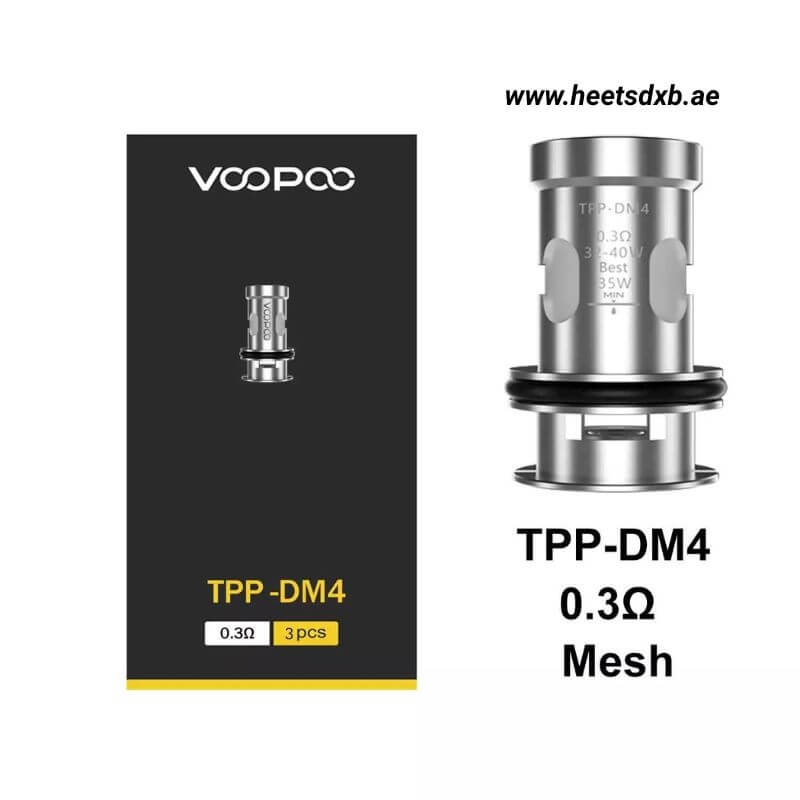 VOOPOO TPP Coils Series DM1 – DM4 Replacement Coils in Dubai DM4 – 0.3Ω
