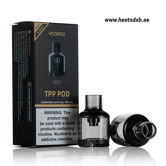 VOOPOO TPP Empty Pods 5.5ml Replacement Pods in Dubai Black