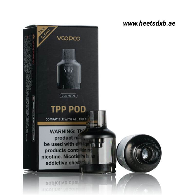 VOOPOO TPP Empty Pods 5.5ml Replacement Pods in Dubai Gun Metal