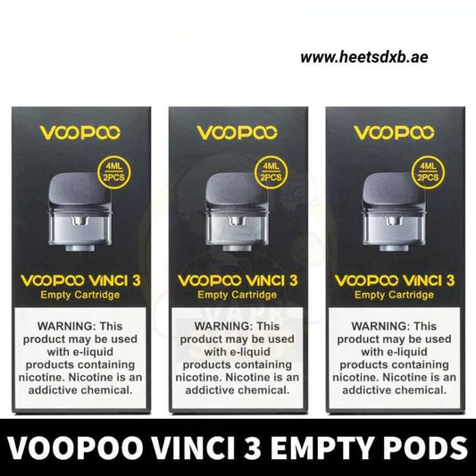 The VOOPOO Vinci 3 Empty Pods 4ml Replacement Pod Cartridge In Dubai