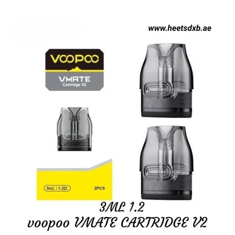 VOOPOO Vmate V2 Empty Pod Cartridge 3ml In Dubai 1.2Ω