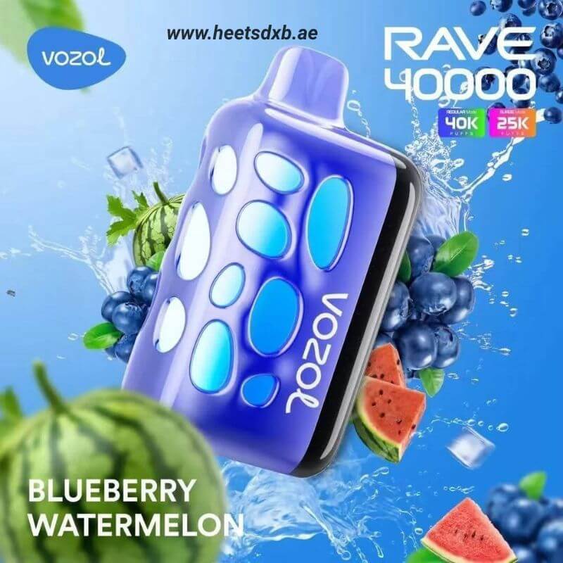 VOZOL RAVE 40000 Puffs Disposable Vape In Dubai Blueberry Watermelon
