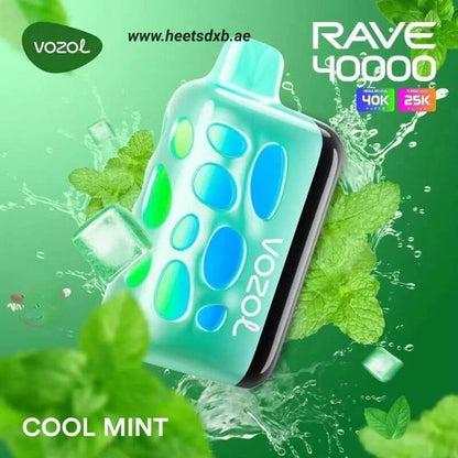 VOZOL RAVE 40000 Puffs Disposable Vape In Dubai Cool Mint
