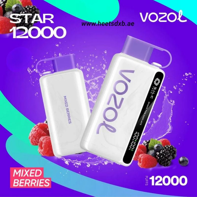 VOZOL STAR 12000 Puffs Disposable Vape in Dubai Mixed Berries
