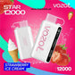 VOZOL STAR 12000 Puffs Disposable Vape in Dubai Strawberry Ice Cream
