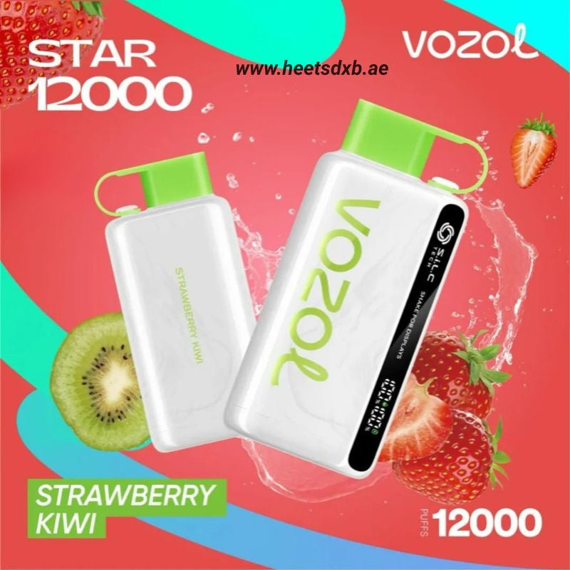 VOZOL STAR 12000 Puffs Disposable Vape in Dubai Strawberry Kiwi
