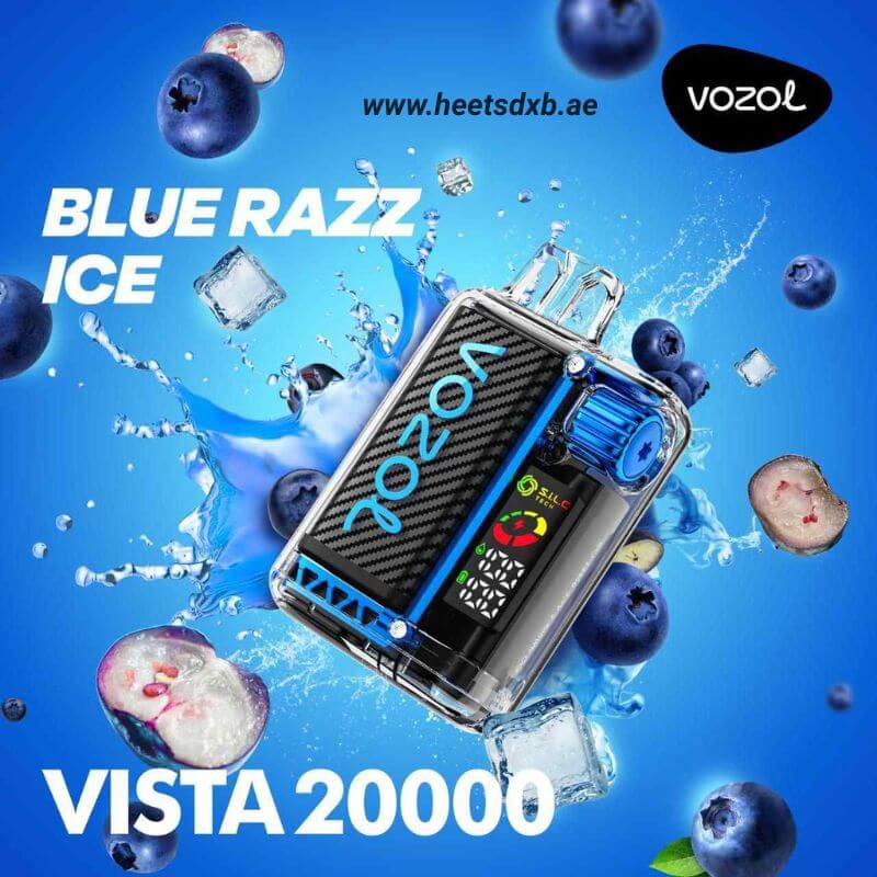VOZOL Vista 20000 Puffs Disposable Vape in Dubai Blue Razz Ice
